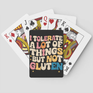 Ik Toleer Veel Dingen Maar Geen Gluten Pokerkaarten