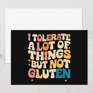 Ik Toleer Veel Dingen Maar Niet Gluten Kaart