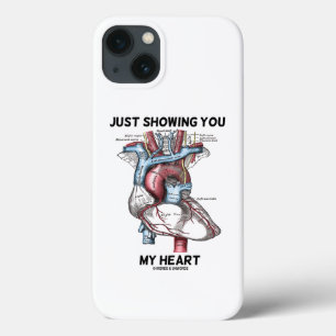 Ik toon je mijn hart anatomisch hart iPhone 13 hoesje
