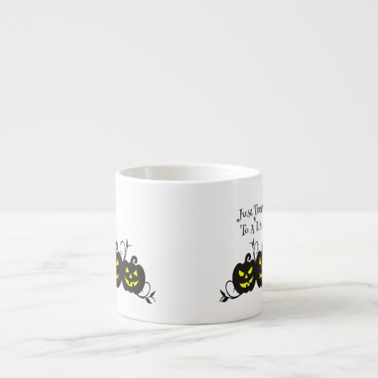 Ik trakteer mezelf op Espresso Jack O' Lantern Espresso Kop (Voorkant)