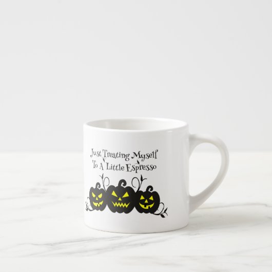 Ik trakteer mezelf op Espresso Jack O' Lantern Espresso Kop (Rechts)