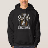 Ik transpireer niet, ik fonkel Fitness Gym-workout Hoodie (Voorkant)