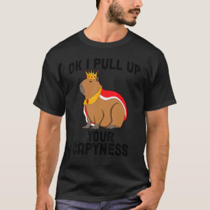 Ik trek Capybara Meme Capibara Cute White op T-shirt