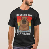 Ik trek Capybara Rodent Cute Capibara M op T-shirt (Voorkant)