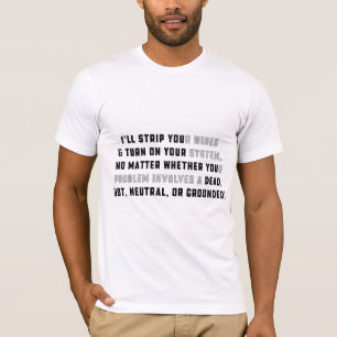 Ik trek je draden los t-shirt