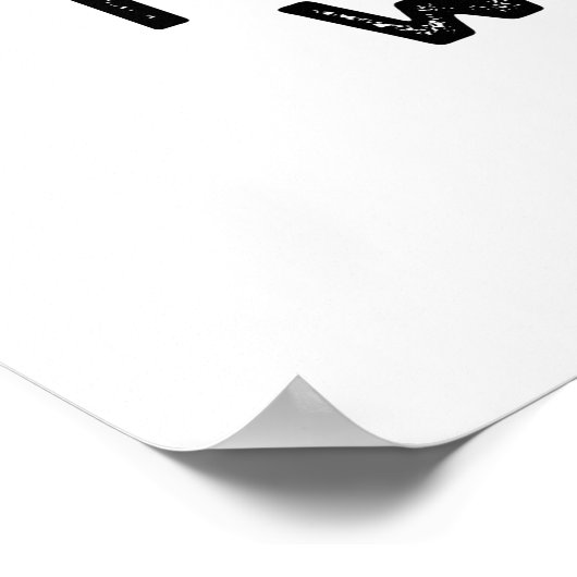 Ik trek met je grappige tapepun. poster (Hoek)