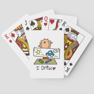 Ik trek pokerkaarten