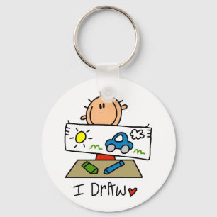 Ik trek T-shirts en Giften Sleutelhanger