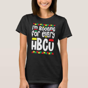 Ik trek voor elke HBCU Afrikaanse Pride Black.. T-shirt