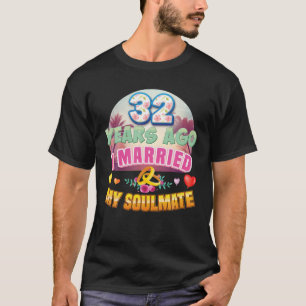 Ik trouwde 32 jaar geleden met mijn zigeuner en 32 t-shirt