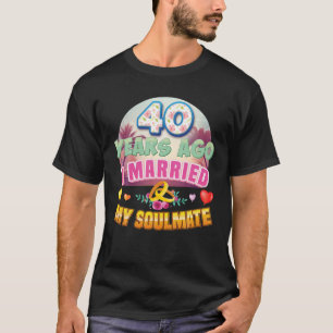 Ik trouwde 40 jaar geleden met mijn zigeuner en 40 t-shirt