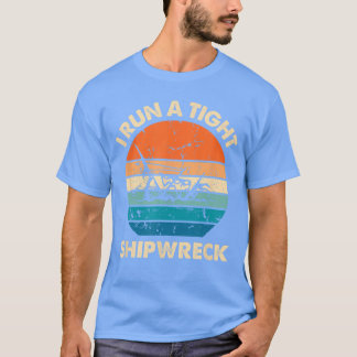 Ik Vaar Een Redelijk Schipbreuk Grappige Vintage M T-shirt