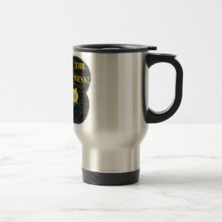 Ik val de duisternis aan. reisbeker