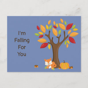 Ik val voor u de Boom van de Herfst Briefkaart