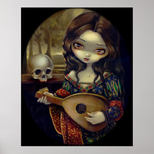 Ik Vampirie: Il Liuto ART PRINT Vampire w/Lute
