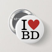 Ik ❤️ van BD - Building Department Pin Button (Voorkant /achterkant)