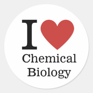 Ik ❤️ van Chemical Biology STICKER