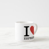 Ik ❤️ van Espresso Kop (Voorkant rechts)