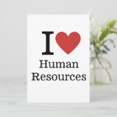 Ik ❤️ van haar  feest kaart (Staand voorkant)