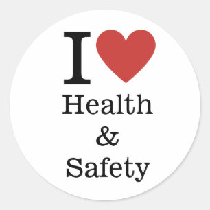 Ik ❤️ van Health & Safety STICKER