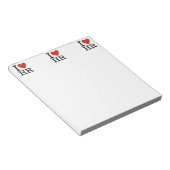 Ik ❤️ van HR (HR Dept.) Notitieblok (Schuin)