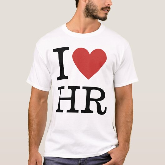 Ik ❤️ van HR Mannen T-shirt (Voorkant)