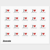 Ik ❤️ van Interne Audit STICKER (Vel)
