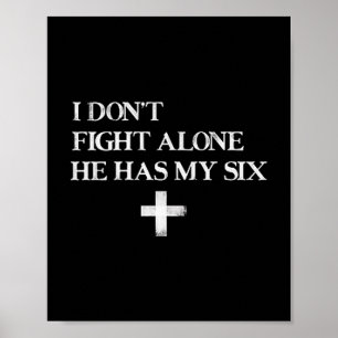Ik Vecht Niet Alleen Hij Heeft Mijn Zes _ Christel Poster