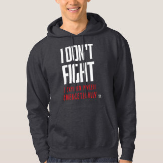 Ik vecht niet hoodie