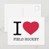 IK VELD HOCKEY BRIEFKAART (Voorkant / Achterkant)