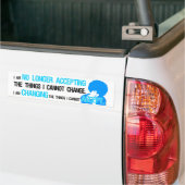 Ik verander de Bumpersticker van Dingen (Op Truck)