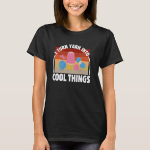 Ik verander garen in coole dingen haak koningin t-shirt
