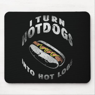 Ik verander Hot Dogs in Hete Blokken Muismat