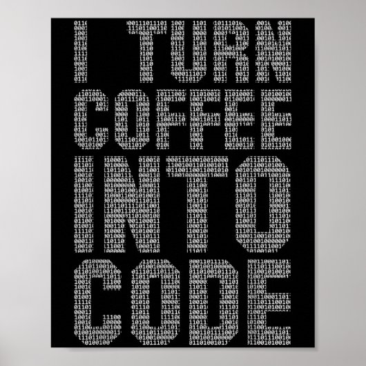 Ik verander koffie in code Grappige citaat program Poster (Voorkant)