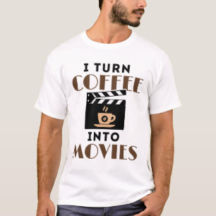 Ik verander koffie in films Screenwriter Producer T-shirt