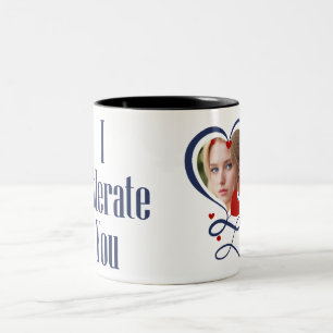 Ik verdraag je tweekleurige koffiemok