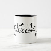 Ik verdraagzaam je tweekleurige koffiemok (Center)