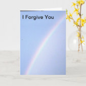 Ik vergeef je gedicht kaart (Gele Bloem)