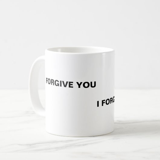 Ik vergeef je, ik vergeef je koffiemok (Voorkant links)
