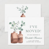 Ik verhuisde de Waterverf van Eucalyptus Verplaats (Voorkant / Achterkant)