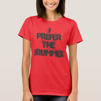 Ik verkies de trommelrots en de rol naar het shirt