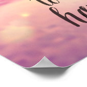 Ik verkies gelukkig te zijn poster (Hoek)