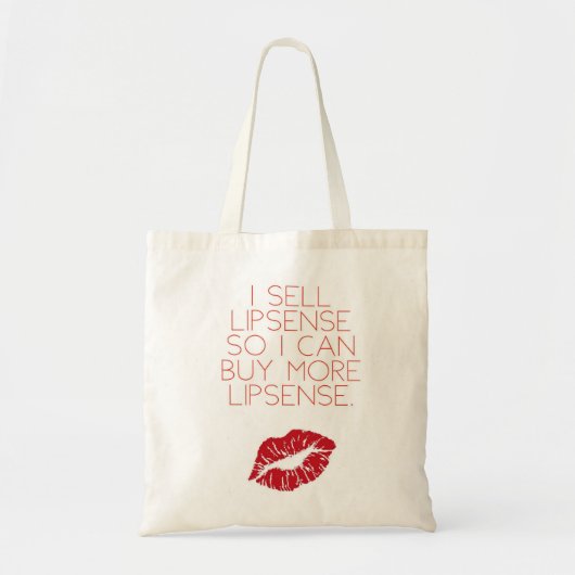 "Ik verkoop LipSense zodat ik meer kan kopen..." t Tote Bag (Voorkant)