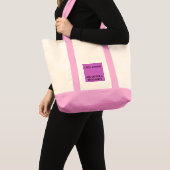 IK VERKOPEN AVON!, VRAAG ME OM EEN BROCHURE! TOTE BAG (Voorkant (product))
