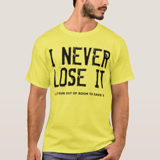 Ik verlies het nooit Dirt Bike Motocross Grappig S T-shirt