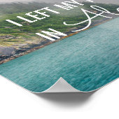 Ik verliet mijn hart - Alaska kustlandschap | POST Poster (Hoek)