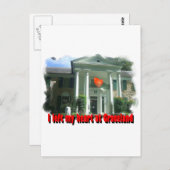 Ik verliet mijn hart bij Graceland Briefkaart (Voorkant / Achterkant)