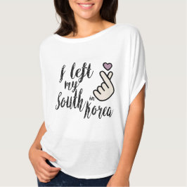 Ik verliet mijn hart in het Zuid-Koreaanse Shirt m