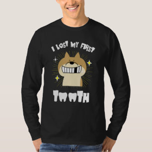 Ik Verloor Mijn Eerste Tand Shiba Hond Tanden Uit T-shirt