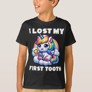 Ik verloor mijn eerste tandenfee met eenhoorn t-shirt